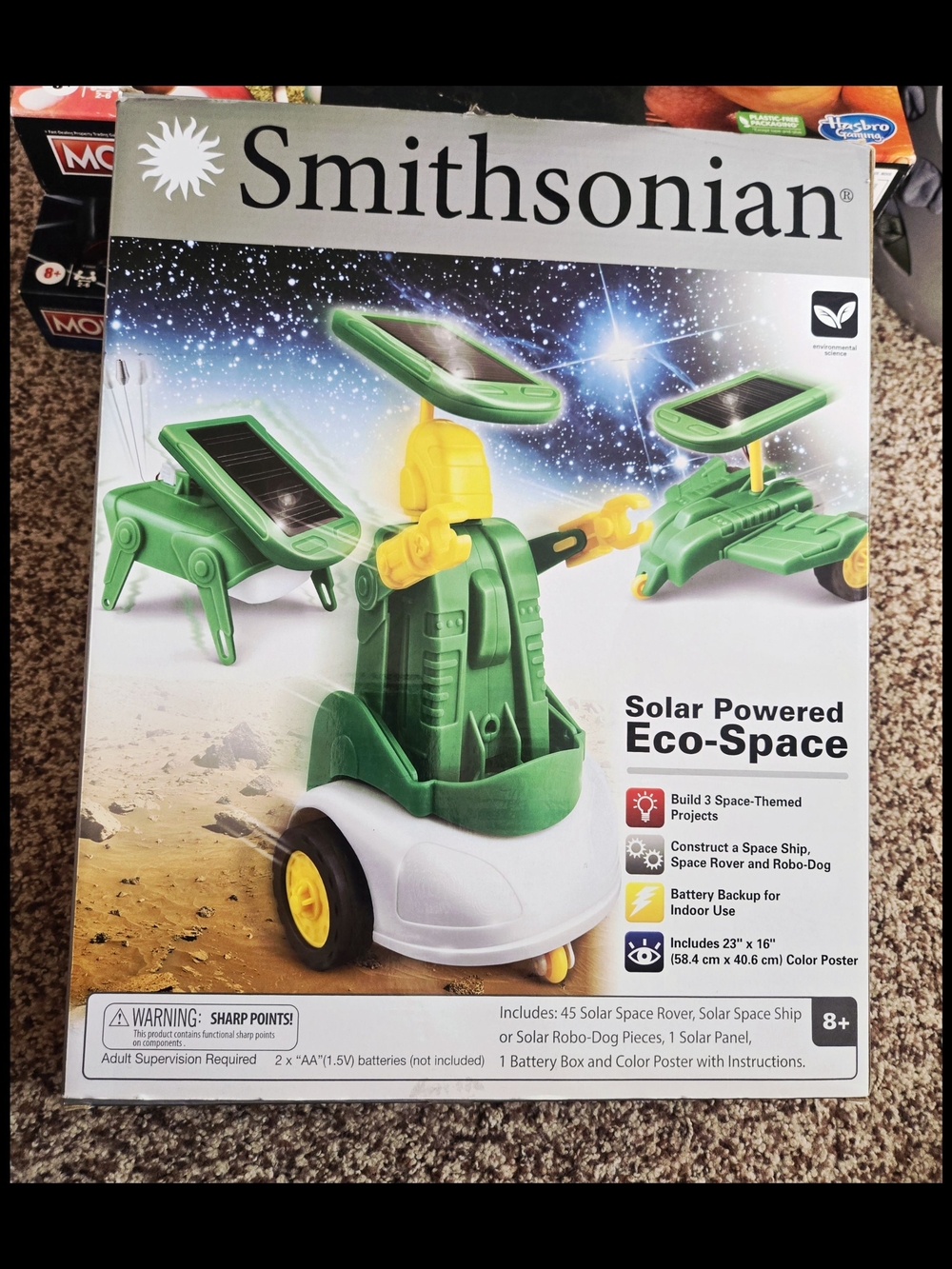Smithsonian Solar Powered Eco-Space Building Kit - Green